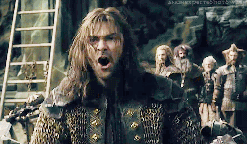 anunexpectedhotdwarf:I will not hide, when others fight our battles for us!