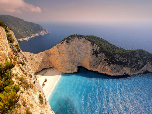 condenasttraveler: SHIPWRECK BAY - Zakynthos, Greece