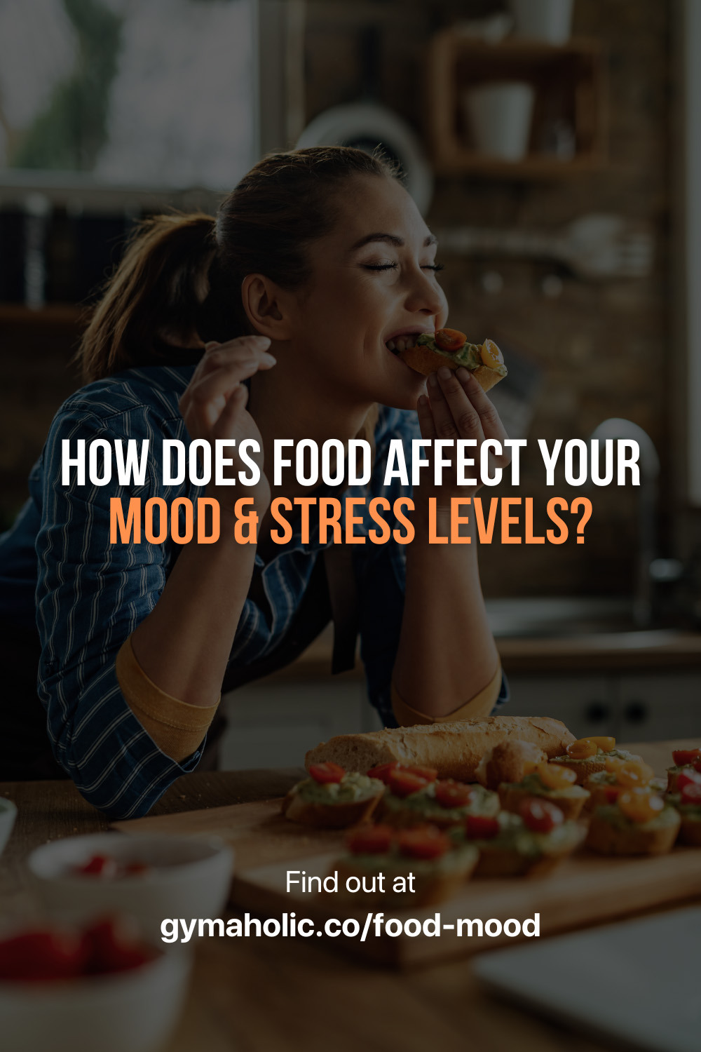 How does food affect your mood and stress levels?