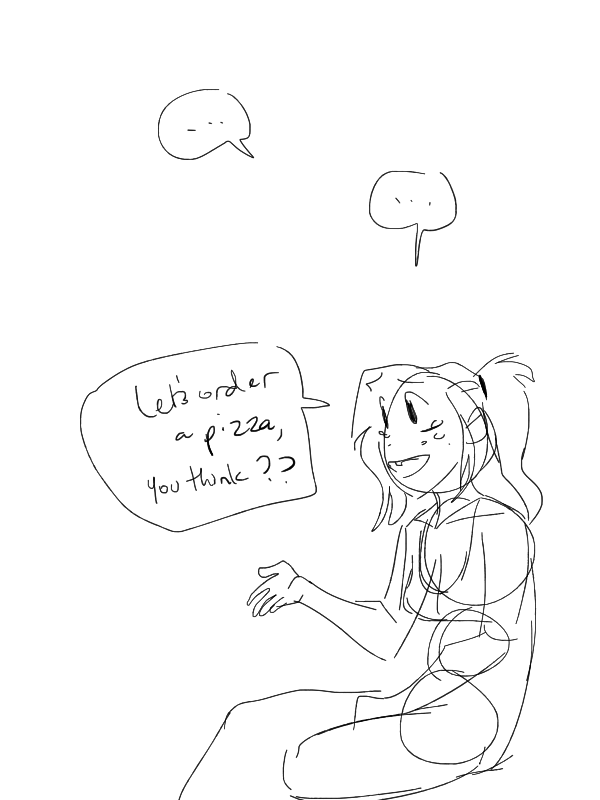 nicoleships: comic for people that cant express themselves very pizza pizza is universally