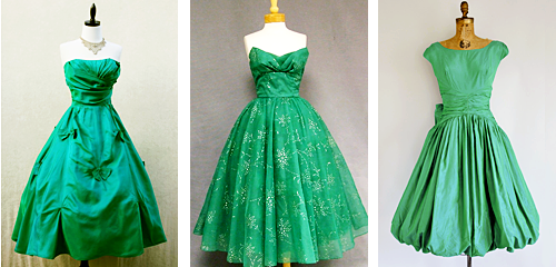 Sex 1950s Prom and Party Dresses: Green pictures