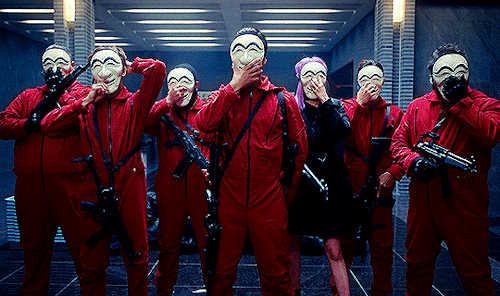#money heist from beautiful mess;