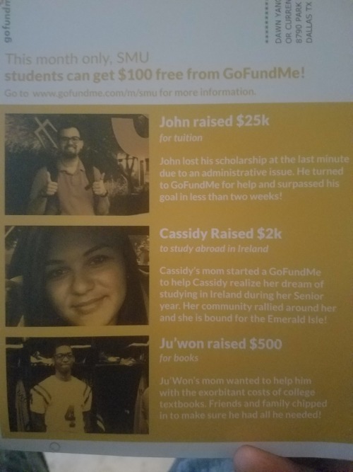 simonbitdiddle:thatbattyshit:Colleges out here telling niggas to do a gofundme to pay they high ass 