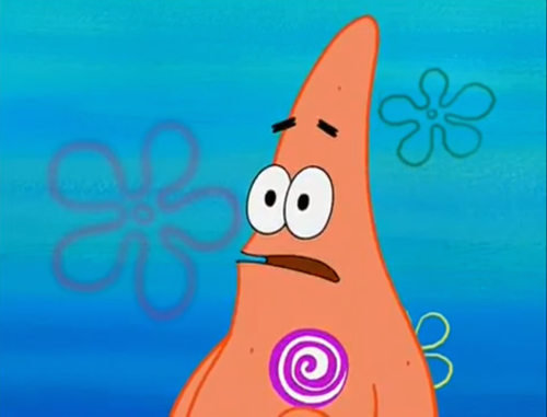 patrik-star:  that looks like the toilet plunger i threw out yesterdaythat aint no toilet plunger that heres an antique its a umm a errm a 17th century souffle you seeman was i using mine wrong, how much?5 bucksi only got 7DEAL!patrick star you are one