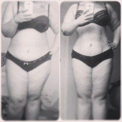 misshayleybee:  Left is when I was 3 stone