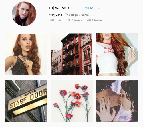 Jane watson instagram mary Mary Watson's