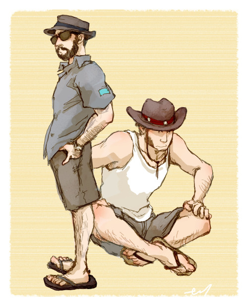 doublenegativemeansyes: Hitmen in summer ;)   (sory i didn’t research on Adam’s tat