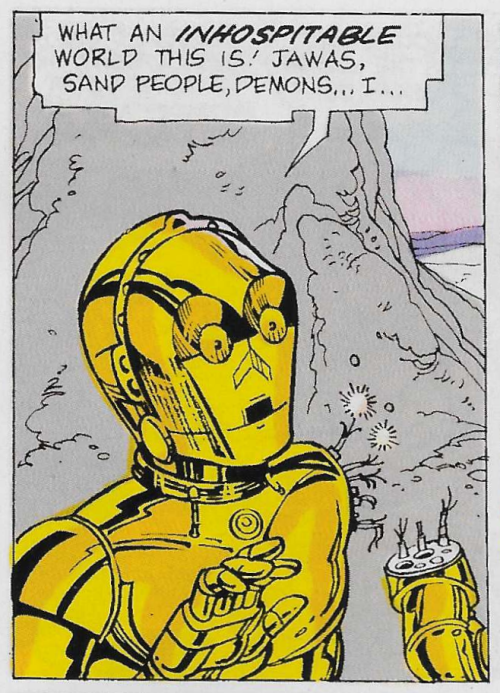 Wait – demons?! “Droids 6: According to the Droids,” Book 1. Original Marvel. February 1987. (