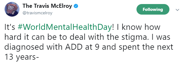 wizardtwins: we need to be less ashamed to talk about mental illness. thank you travis.