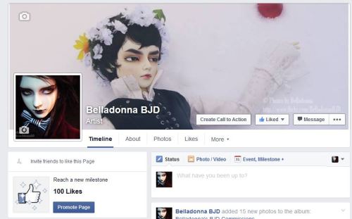 Go follow my new BJD Facebook page “Belladonna BJD” :D