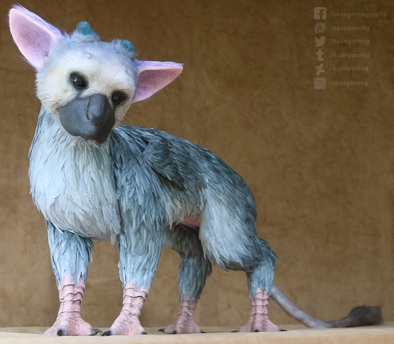 nazegoreng: Trico: The Last Guardian - Handmade art doll  Wow, I never thought I’d
