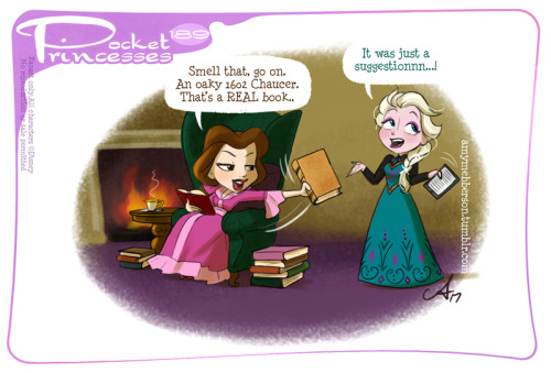 amymebberson: Pocket Princesses 189: Old TechPlease reblog, do not repost, edit or remove captions.F