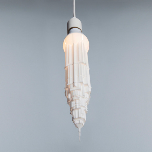 coolthingoftheday: Artist David Graas recreated the standard light bulb with his 3D-printed bulbs, w