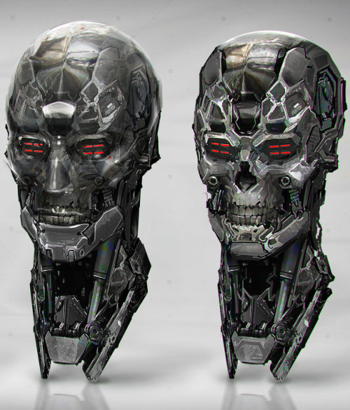 cyberclays:  Metal Heads - by  jarold Sng  