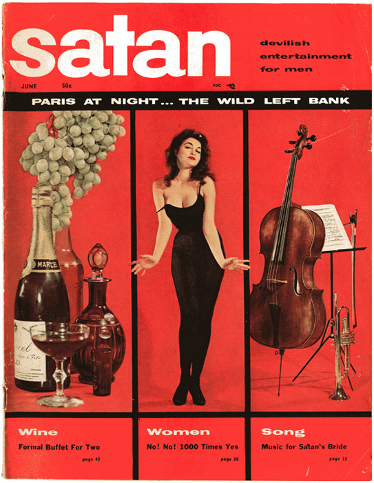 theniftyfifties:  Satan magazine, June 1957 