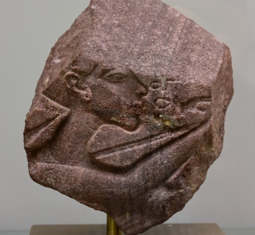 The 18th Dynasty pharaoh Akhenaten, shown in part of an offering scene.  Artist unknown; ca. 1365-13