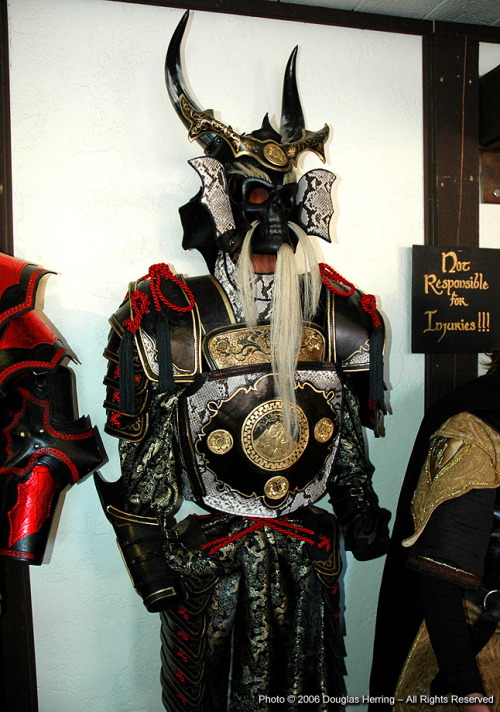Demon Samurai Leather Armor 03 - Goblin Nation - Arizona Renaissance Faire - February 20, 2006https: