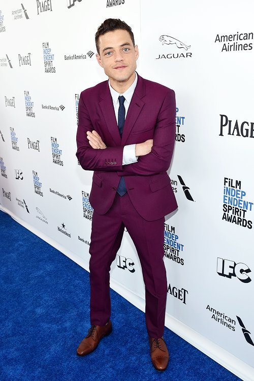 hijadepavlov: [images: first row, Rami Malek at three different events, first wearing