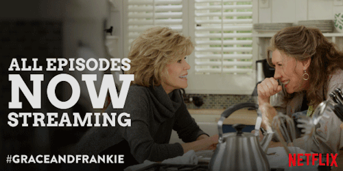 netflixuk:It’s time to rewrite your second act. Grace and Frankie is now streaming on Netflix.Grace 