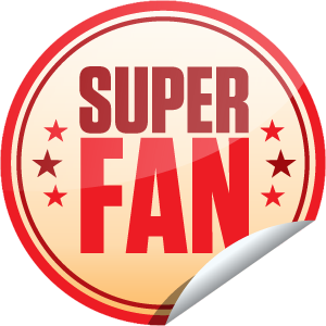      I just unlocked the Superfan sticker on GetGlue                      292399
