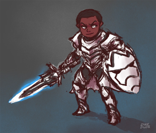 One of my patrons requested this Star Wars X Dota piece, with Finn as the Dragon Knight! This piece 