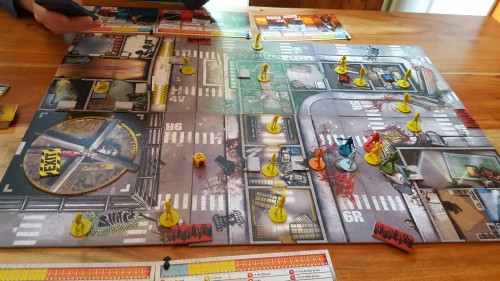 Some mid afternoon zombicide rue morgue, a classic &lsquo;find the key, get to the chopper&rsquo; mi