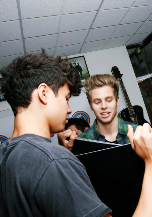 ashtonbangme-deactivated2015081:  5 Seconds Of Summer at the SiriusXM Studios, New York City  