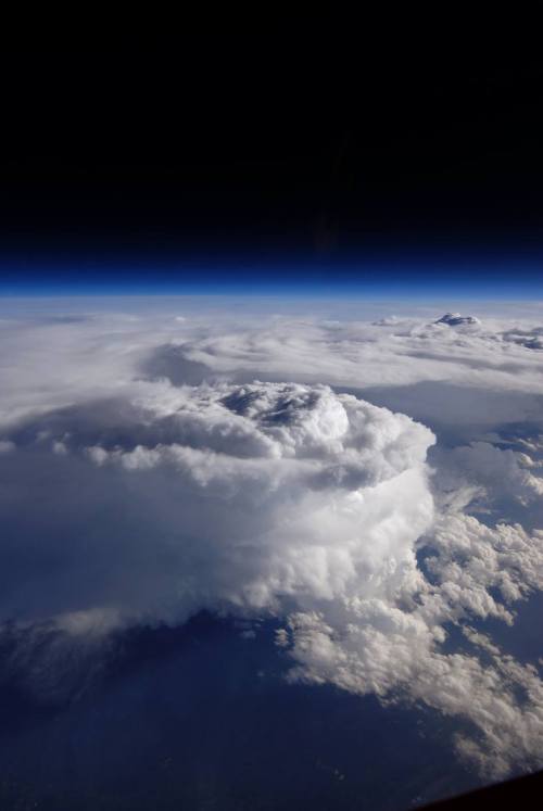 Taken by NASA&rsquo;s ER-2 aircraft on the 23rd of May, this image shows an immense storm cell formi