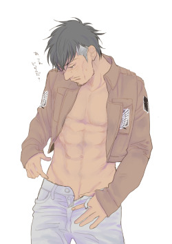 thearmoredhomo:  reiner–braun:  進撃の裸族