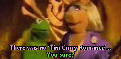 timcurrysbooty:  Tim Curry and Miss Piggy’s ill-fated affair during the making