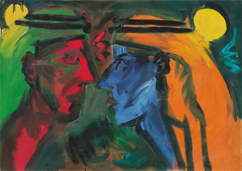 Rainer Fetting (German, born 1949)Untitled, 1983Acrylic on canvas, 120 × 170 cm.