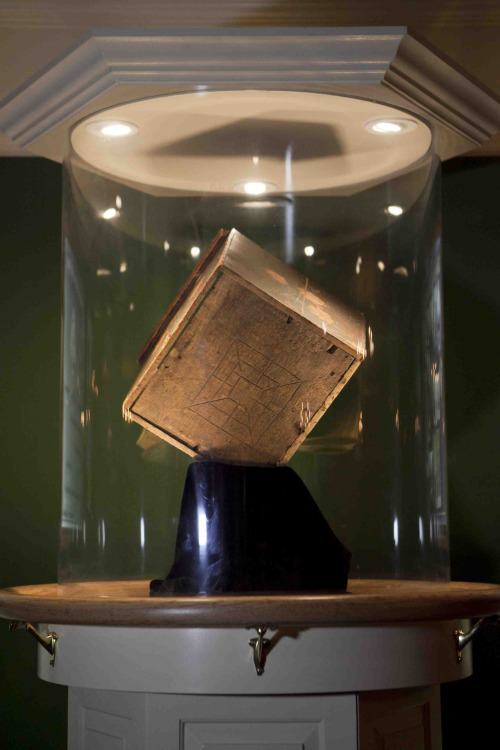 One of two known surviving tea chests from the December 16, 1773, Boston Tea Party when 340 tea ches