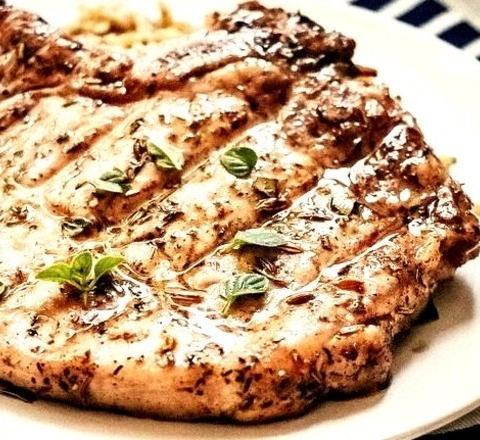 Main Dishes - Mediterranean Grilled Pork Chops