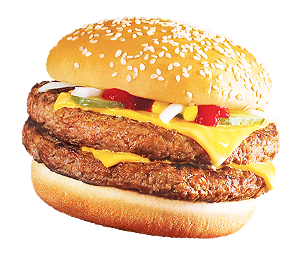 chiveburger:  mcdonalds: korea     1955 버거™   //  디럭스 슈림프 버거     맥스파이시™ 상하이 버거 //  더블 쿼터파운더™ 치즈   