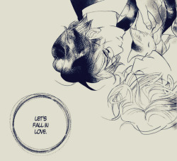 yuki-loves-yaoi:  Let’s fall in LOVE. 