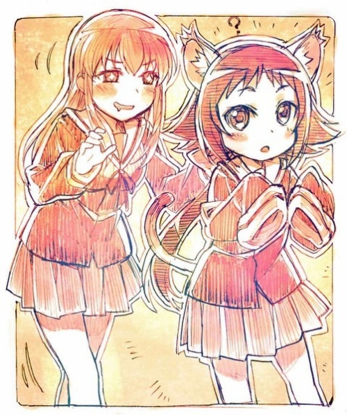 kisaragisara:  「ましろー！後ろ、後ろー！」/「さきの新月」のイラスト [pixiv]