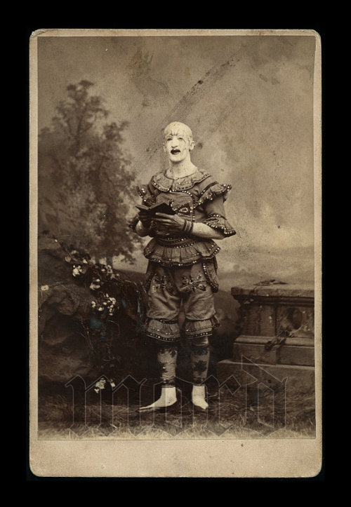 Creepy 19th Century Circus Clown