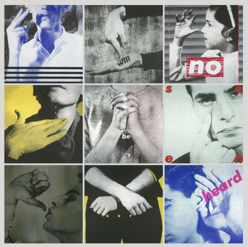 philamuseum:Image: Untitled (We will no longer be seen and not heard) by Barbara Kruger, 1985Interna