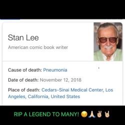 #stanlee #marvel #comics  https://www.instagram.com/p/BqHHZzXl7NM/?utm_source=ig_tumblr_share&amp;igshid=h5asvn8az02f