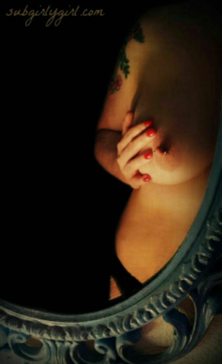 subgirlygirl:  Every nook, cranny, and curve… His.  Love this.