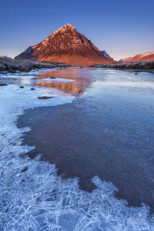 River Etive and The Buachaille by John Finney