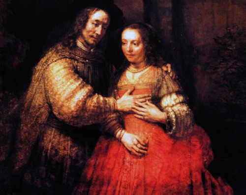 Rembrandt, Isaac and Rebecca - The Jewish Bride, ca 1666, Oil on canvas, Rijkmuseum, Amsterdam