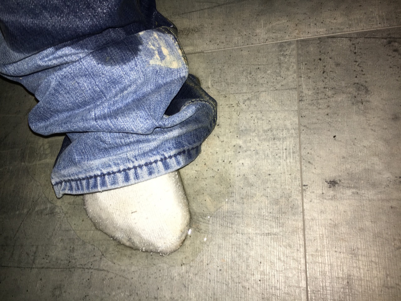 sk8erpigvienna:  Coming home from my piss walk… Had to piss again. At about 10