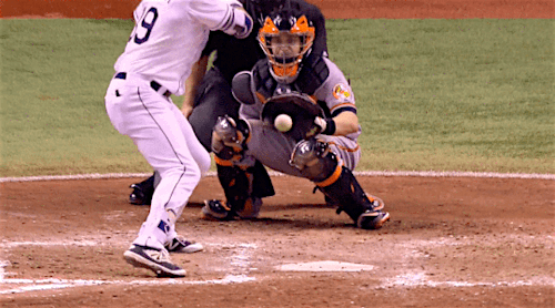 gfbaseball:  Kevin Kiermaier hits a 2-run home run - April 26, 2016 