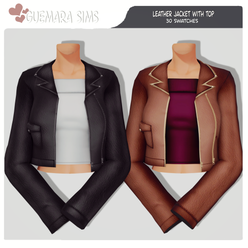 Introducing My Leather Jacket Club Set For Sims 4! Elevate Your Sim's Style With This Versatile Collection