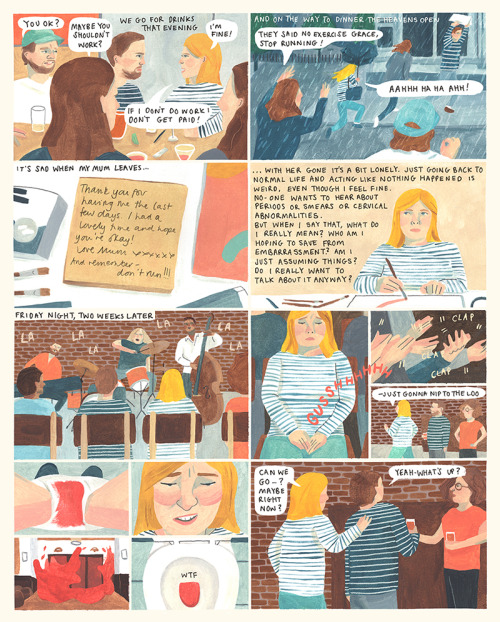 A comic I wrote last year about smear tests.I originally wrote it for a collection of autobiographic
