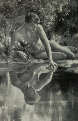 atinkleofdarkness:  Narcissus. From Scribner’s