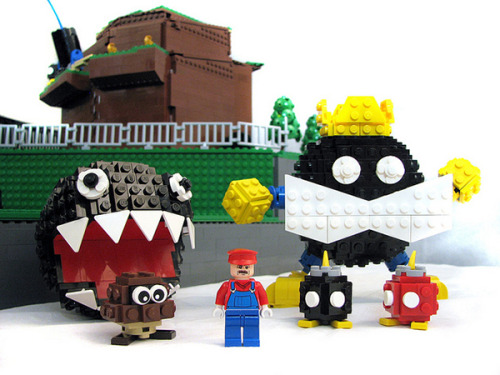 thenintendard:  nerdsandgamersftw: Super Mario 64 - Bob-omb Battlefield crafted from Legos “Bob-omb Battlefield is the first stage of Super Mario 64 - the flagship game for the N64 game system. This game came out way back when I was just a freshman