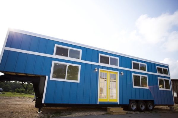 teenytinyhomes:  A Nomad Tiny Home357 sq. ft. tiny home on wheels.  Looks like it