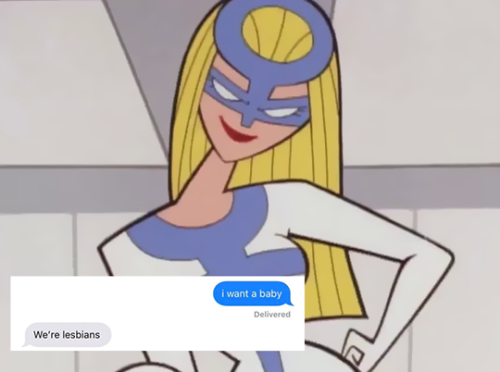 PPG Villains Reacting to “I want a baby” texts.